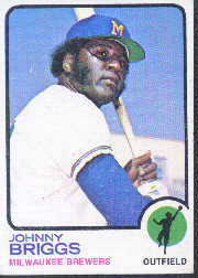 1973 Topps Baseball Cards      071      Johnny Briggs